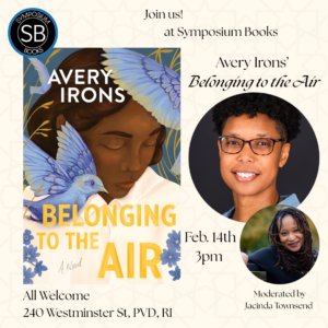 Author Event! Avery Irons’ Belonging to the Air