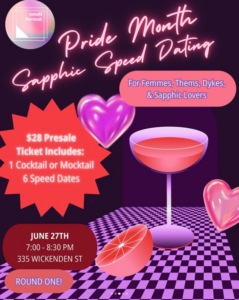 Pride Month: Sapphic Speed Dating