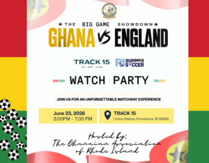 Ghana vs England Soccer Game – Watch Party!